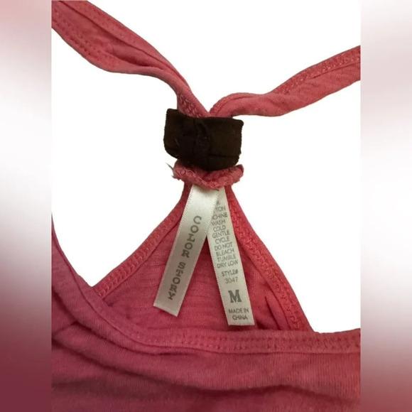 NWOT Color Story Pink Adorable tank Medium - Picture 3 of 3